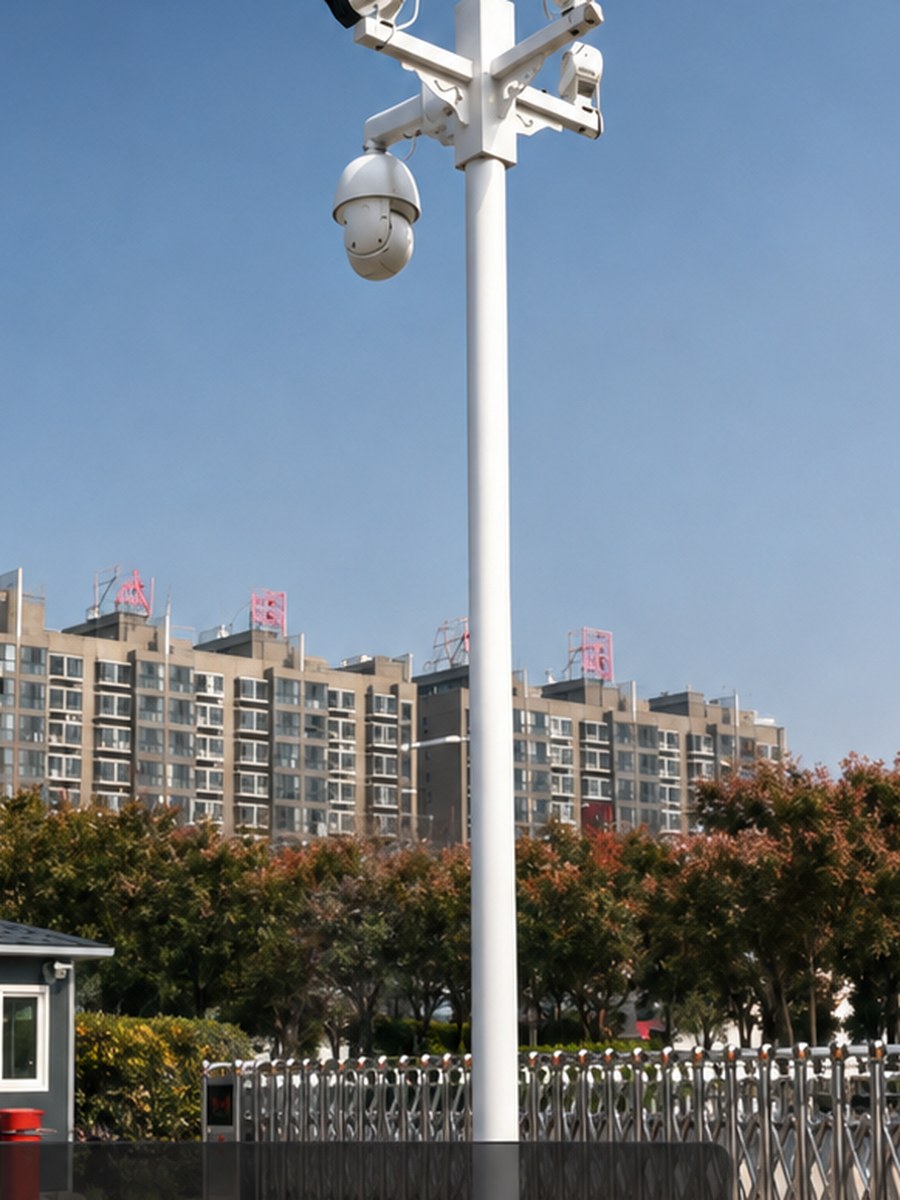 小区监控立杆应用展示